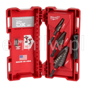 Zestaw wierteł wielostopniowych udar. 3szt. Milw. 48899266