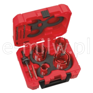 Zestaw otwornic Big Hawg multimaterial 10el. Milw. 4932464939