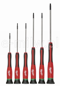 Zestaw wkrętaków precyzyjnych  6szt. TX Milwaukee 4932471870