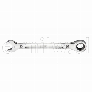 Klucz płasko-oczkowy z grzechotką 20 mm Maxbite 4932471513