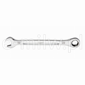 Klucz płasko-oczkowy z grzechotką 22 mm Maxbite 4932471515