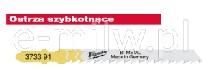 Brzeszczot  75/4,0  T144DF  op 5szt.  Milwaukee 4932373391