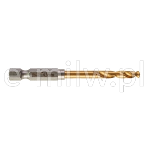Wiertło do metalu HEX HSS-G Tin  4,5mm 10 szt Milw 4932478179