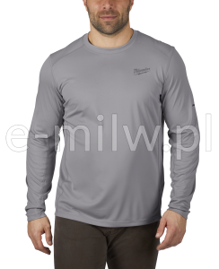 Koszulka WWLSG-XXL szara długi rękaw (XXL) Milw 4933478192