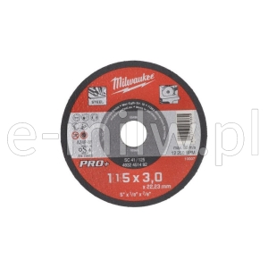 Tarcza do cięcia metalu 115x3.0mm PRO+ Milwaukee 4932451491