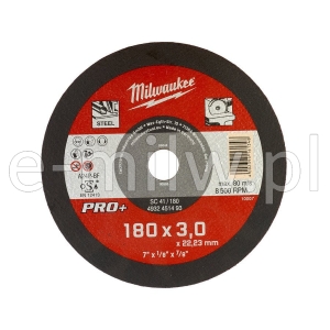 Tarcza do cięcia metalu 180x3.0mm PRO+ Milwaukee 4932451493
