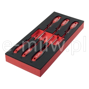 Wkładka piankowa z wkrętakami TX 6 szt. Milw 4932492392