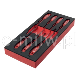 Wkładka piankowa z wkrętakami SL/PH 7 szt. Milw 4932492394
