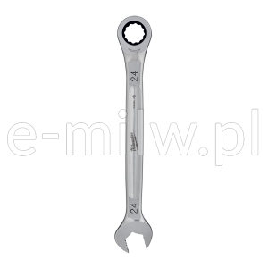 Klucz płasko-oczkowy z grzechotką 24 mm Maxbite 4932480211