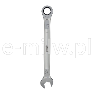 Klucz płasko-oczkowy z grzechotką 32 mm Maxbite 4932480215