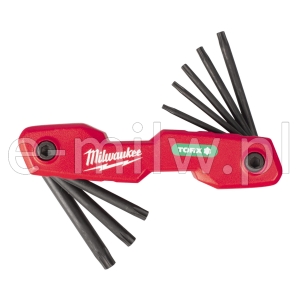 Zestaw kluczy TORX składany 8 szt. Milw 4932480979