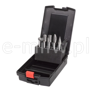 Zestaw frezów TC  6.0 mm x 12.7mm 5 szt. Milwaukee 4932493576