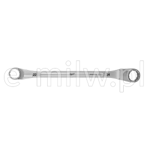 Klucz oczkowy odgięty 22x24 mm Milwaukee 4932492751