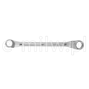 Klucz oczkowy odgięty 24x27 mm Milwaukee 4932492753