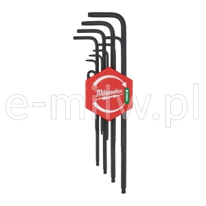 Zestaw kluczy TORX T8-40 długie 9 szt. Milwaukee 4932492693