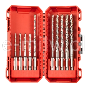Zestaw wierteł SDS+ M2 Milwaukee (10 szt.) 4932492117