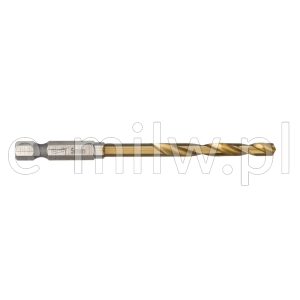 Wiertło do metalu HEX HSS-G Tin  5,0mm 10 szt Milw 4932478180