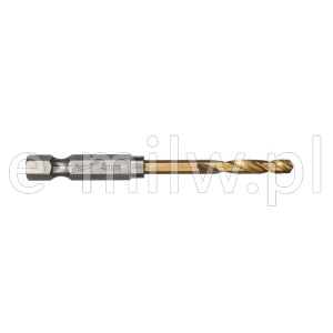 Wiertło do metalu HEX HSS-G Tin  4,0mm - 10szt. 4932478178