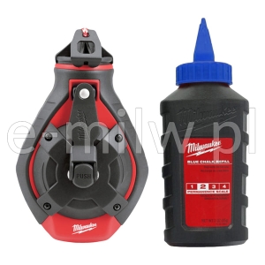 Sznur traserski na szpuli gruby 30m niebieski Milwaukee 4932493815