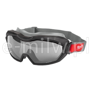 Okulary ochronne gogle szerokie niewentylowane przyciemniane Milwaukee 4932493438