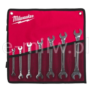Zestaw kluczy płaskich dwustronnych  7 szt. Milwaukee 4932492713