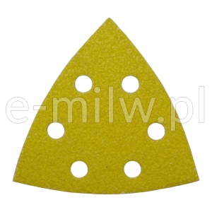 Pap. trójkąt czep.  93x93 Gr240 op.10 szt. Milwaukee 4932492280