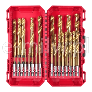 Zestaw wierteł do metalu HEX HSS-G Tin 25szt. Milw 4932500420