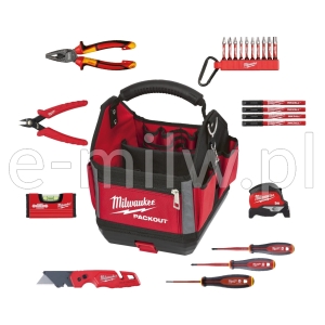 Zestaw elektryka 23 el. Torba 25cm Packout Milwaukee 4932500547