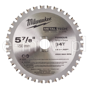 Tarcza do cięcia metalu 150x20x34Z Milwaukee 4932501140