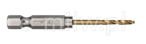 Wiertło do metalu HEX HSS-G Tin  4,5mm Milwaukee 48894710