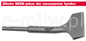 Dłuto SDS+ 75x.165 wygięte Milwaukee 4932352344