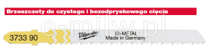 Brzeszczot  75/2,5  T101BF  op 5szt.  Milwaukee 4932373390