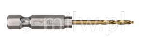 Wiertło do metalu HEX HSS-G Tin  8,5mm Milwaukee 48894720