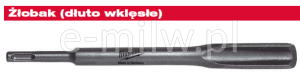 Dłuto SDS+ Bruzdownik 22x250mm Milwaukee 4932339627