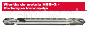 Wiertło do metalu dwustr.  5.5x66 HSSG 10szt Milw 4932352233
