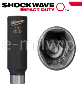 Nasadka udar. 1/2" 12mm długa Milwaukee 4932352850
